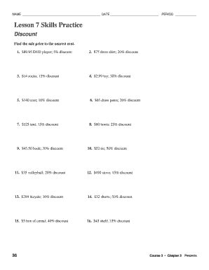 Exercise 70e. . Lesson 7 skills practice discount answer key